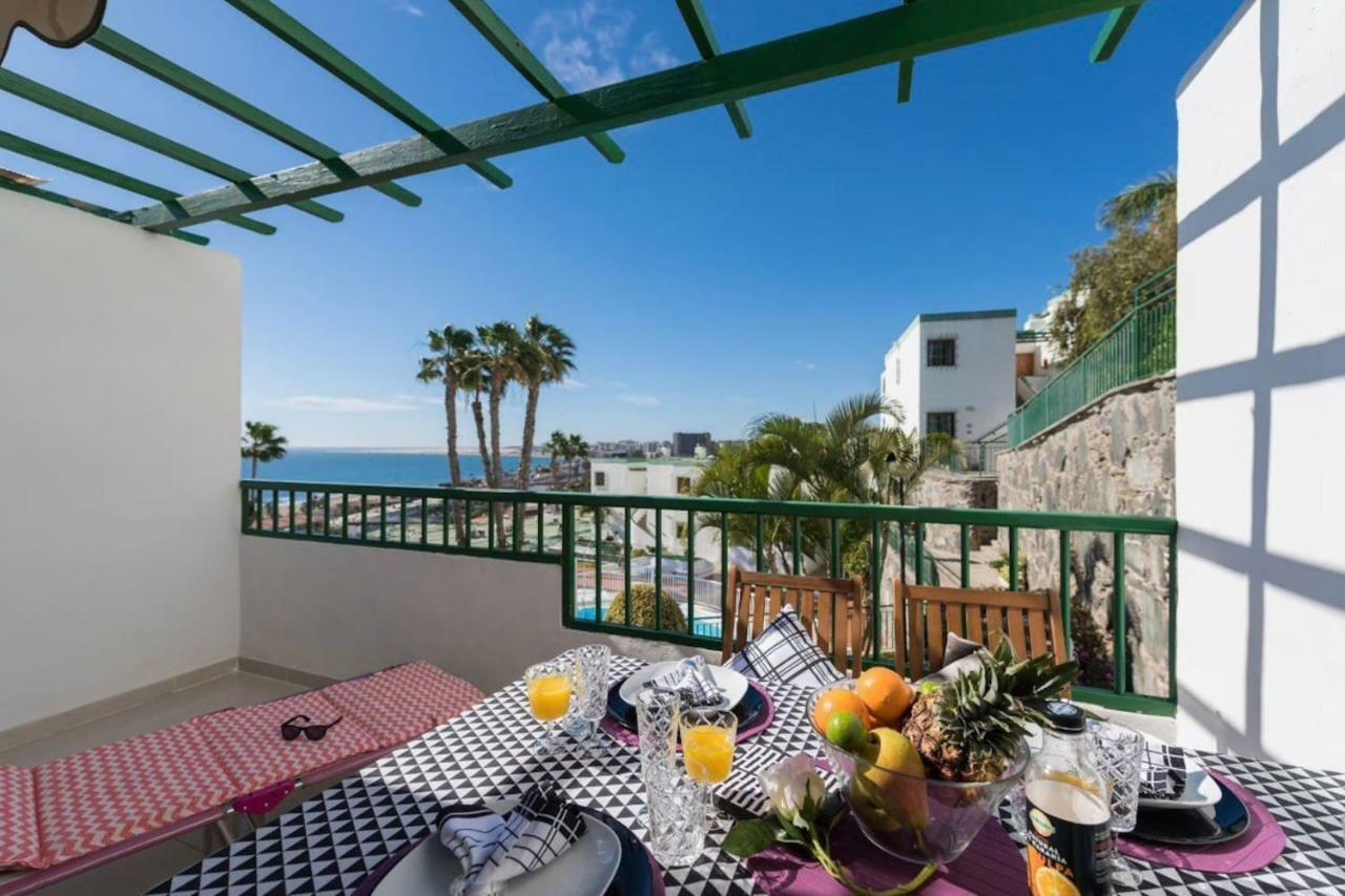 Sea View 2Br Toploctaion Heated Pool 5 Min To Beach San Agustín エクステリア 写真
